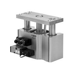 Integrated Guide With Valve Type Cylinder MVGQ Series (&oslash;80, &oslash;100)