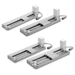 Electric Actuator, Low Profile Slider Type, Linear Guide 1-Axis/2-Axis, LEMH/LEMHT Series LEMH25LT-800
