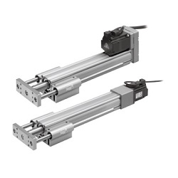 Electric actuator rod type with guide LEYG series AC servo motor LECY□ LEYG25MV6A-300B-R3M2H