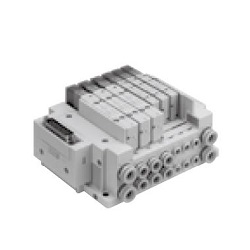 5-Port Solenoid Valve, SY5000/7000, Plug-in Mixed Mounting Manifold