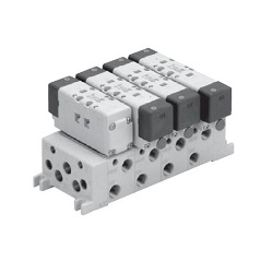 ISO standard compliant solenoid valve VQ7-6 series manifold