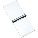 Flat hinges / unperforated / shape adjustment by bending / rolled / steel / zinc chromated / B-47 / TAKIGEN