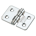 Flat hinges / conical countersinks / rolled / stainless steel, seawater resistant / barrel polished / B-1227 / TAKIGEN