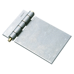 Flat hinges / unperforated / asymmetrical / demountable / rolled / steel / blank / B-550 / TAKIGEN B-550-1
