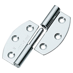 Flat plug-in hinges / conical countersinks / rolled / stainless steel / mirror polished / B-1005 / TAKIGEN B-1005-3-R