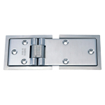 Trough hinges / conical countersinks / 2-axis / rolled / stainless steel / cloth polished / B-1856 / TAKIGEN