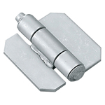 Flat hinges / unpunched / edge broken / weldable / rolled / stainless steel / acid passivated / B-1878 / TAKIGEN