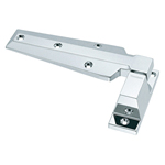 Lifting and lowering corner hinges / conical countersinks / zinc die-cast / chrome-plated / FB-601 / TAKIGEN