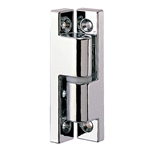 Corner hinges, plug-in / conical recesses / zinc / chrome-plated / FB-717 / TAKIGEN