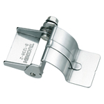 Torque hinges, concealed / joint raised / stainless steel / fine polished / B-1238-2 / TAKIGEN