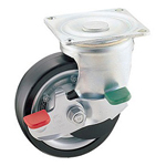 Swivel Castors for Heavy Weights with Stopper K-100HBS