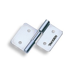 Flat plug-in hinges / rolled / steel / zinc chromated / B-56 / TAKIGEN