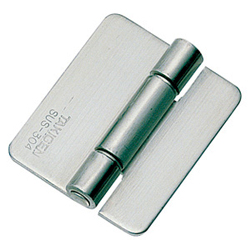 Flat hinges, Parallel hinges / unpunched / asymmetrical / rolled / 90°, 180° / stainless steel / fine ground / B-1002 / TAKIGEN