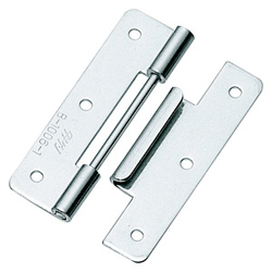 Flat hinges / conical countersinks / detachable / rolled / stainless steel / mirror polished / B-1006 / TAKIGEN B-1006-5