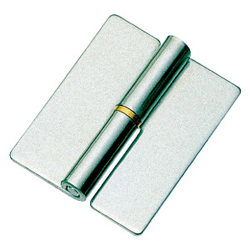 Flat plug-in hinges / unperforated / rolled / steel / zinc chromated / B-65 / TAKIGEN B-65-4-L