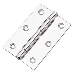 Flat hinges / conical countersinks / rolled / steel / bright / B-101 / TAKIGEN