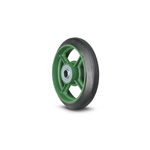 Wheel for Ductile Castors, Standard Type, Rubber Wheel (with Bearing) A / B