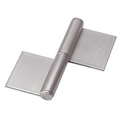 Flag hinges / unpunched / weldable / rolled / stainless steel / brushed / ST2000W / TRUSCO NAKAYAMA ST2000W153L
