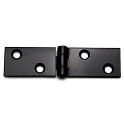 Flat hinges / conical countersinks / rolled / steel / stove enamelled black / BH-460 / WAKISANGYO