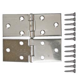 Flat hinges / conical countersinks / rolled / stainless steel / blank / VF-011 / WAKISANGYO
