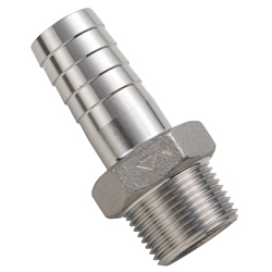 Tube Fitting Hose Nipple with Stainless Steel Thread