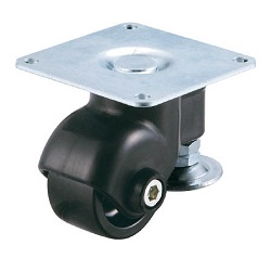 Castors with Adjuster Foot Type Swivel Wheel Plate Type (for Light Loads)