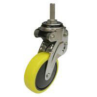NPT Type Swivel Wheel Screw-in Type Anti-Static Urethane Wheel NPT-100SUE-2-M16X40