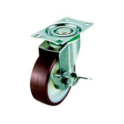 SUS-E-S Type Swivel Wheel Plate Type (with Stopper)