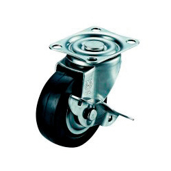 SUS-SG-S Type Swivel Wheel Plate Type (with Stopper)