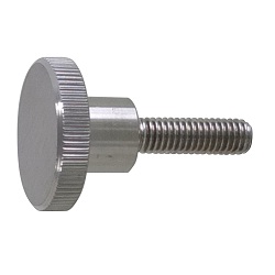 Stainless Steel Knurled Screw Stepped