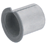 Plain bearing bushes with flange / slotted / SF