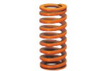Compression springs / flat wire / lacquered, unlacquered / 40% spring deflection / 200° heat-resistant
