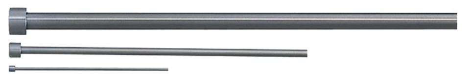 STRAIGHT EJECTOR PINS -DIN Type/1.2344 equivalent+Nitrided/L Dimension Specify-