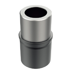 Guide bushes / with collar / sintered metal / long term lubrication / long version / ~ISO 9448-6