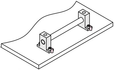 Application example for a bearing block