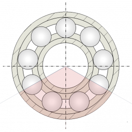 Load distribution with bearing clearance