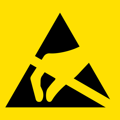 Symbol for ESD-sensitive components