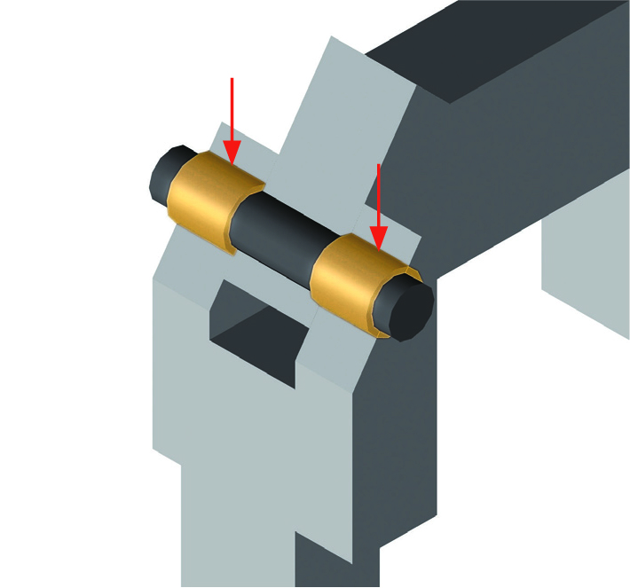 Plain Bearing Usage in Clamp Arm