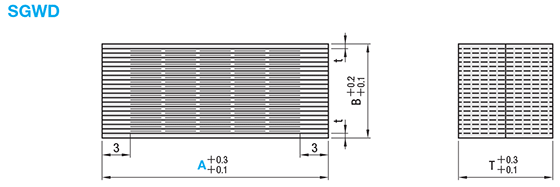 Cavity Insert Blocks with Slit Vent 