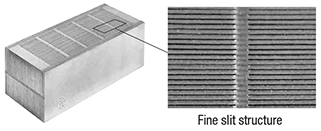 Cavity Insert Blocks with Slit Vent 