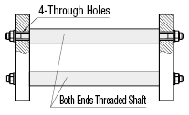 One End Threaded/Thread Dia. Equal to Shaft Dia.:Related Image