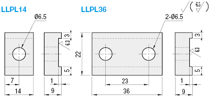 Linear Guide Lock Plates/Grooved:Related Image