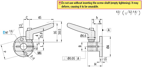 Stop Plates for Lead Screws/Round/Flanged:Related Image