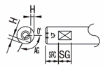 Rotary Shaft - One End Tapped: Related Image