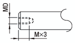 Rotary Shaft - One End Tapped: Related Image