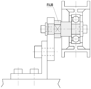 Cantilever Shafts/Bolt Mount/Stepped/w Tapped End:Related Image