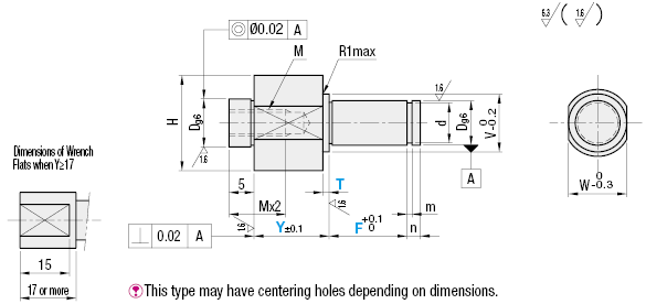 Cantilever Shafts/Heavy Load/w Retaining Ring Groove:Related Image