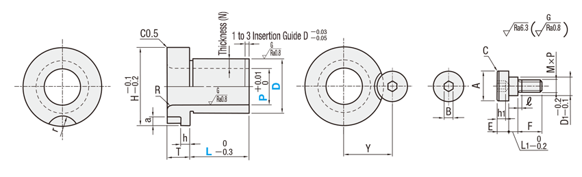 Bushing for Locating Pin - Notched: Related Image