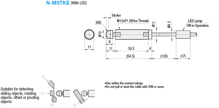 Contact Switches/Wide Contact Angle Type:Related Image