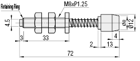 Metal Threaded Heads for Clamps/Spring and Rubber Head Type:Related Image